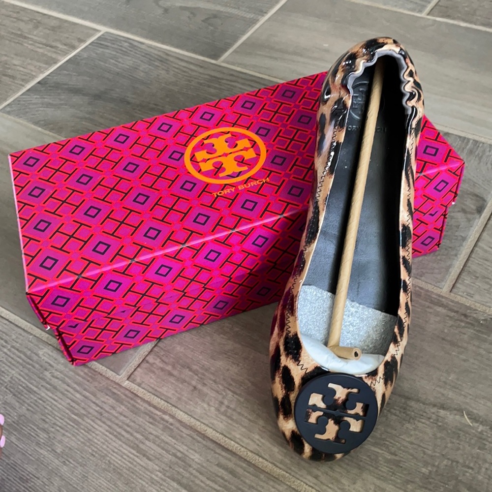 Tory Burch Minnie Ballet (natural leopard) 🐆